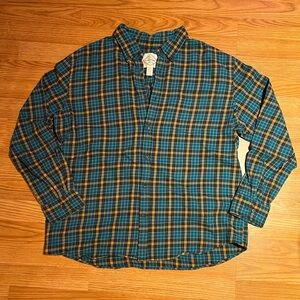 St Johns Bay Men’s Flannel Shirt, XL